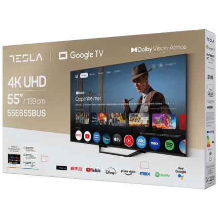 Televizor Smart LED 4K UltraHD 55", Google TV TV serija 6 - 55E655BUS