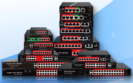 Poe Switch 4 + 2 porta POE106P