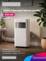 Prijenosni/ Mobilni klima uređaj, 3u1, 9000 Btu, 2.6 kW