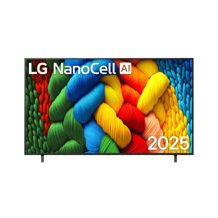 LG TV LED 55″ 55NANO80A3B 4K Nano Cell , webOS Smart TV, Magic remote,
