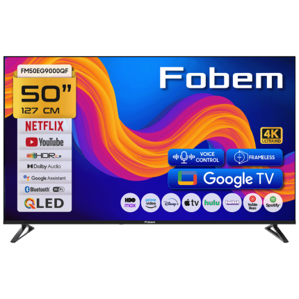 Televizor Smart QLED 1000Hz 4K UltraHD 50, Google TV - Fobem | Televizori i oprema / Televizori