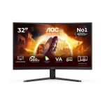 Monitor AOC Gaming C32G42ZE 31.5″ Curved 1500R, VA, FHD 1920×1080, 260Hz OC, 4ms GtG / 0.3ms MPRT, 300cd/m2, 3500:1, HDR10, Adaptive Sync, 1xHDMI 2.0,